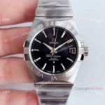 VSF 1-1 Best Edition Omega Constellation Stainless Steel Black Dial Replica Watch 8500_th.jpg